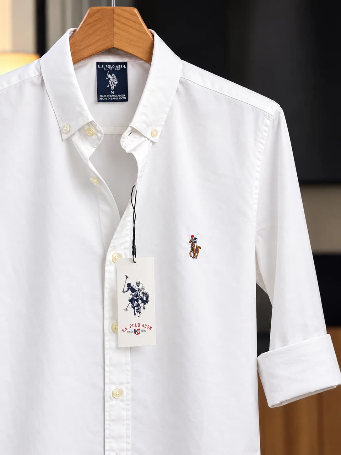U.S. Polo Assn. Men’s Premium White Oxford Button-Down Shirt alternate view