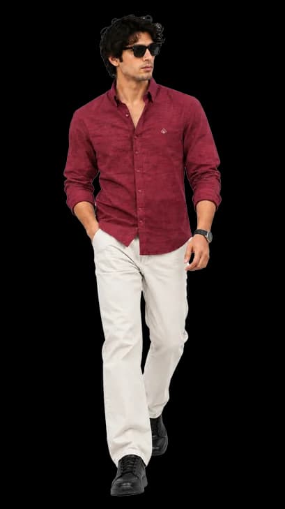 Gents Hood Editorial Cutout Model